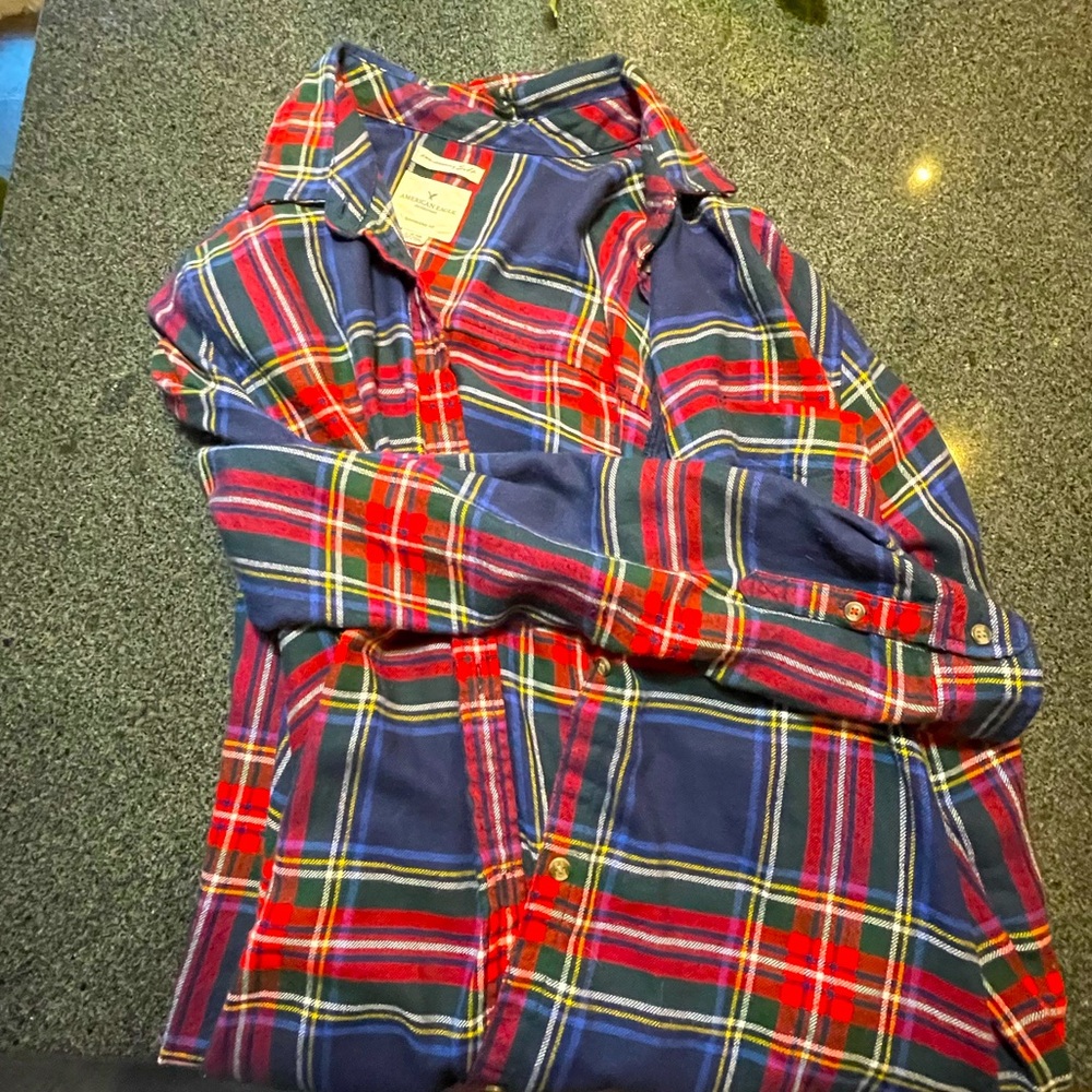 Boyfriend Fit American Eagle Flannel